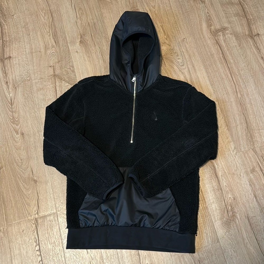 Men’s Nikelab, Sherpa hoodie, size medium black
